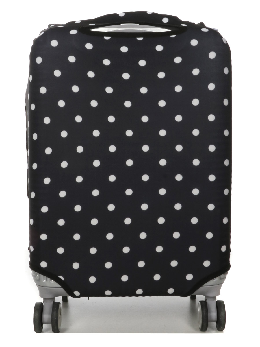 Housse de valise Periea Black with White Dots S