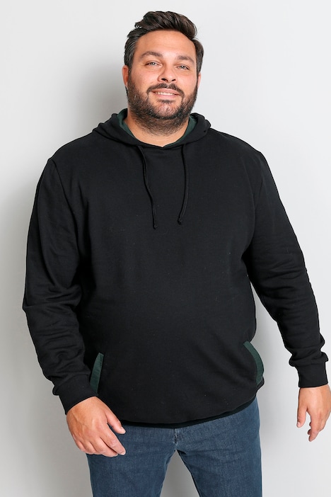 Boston Park Hoodie, Bauchfit, Kapuze, bis 80/82