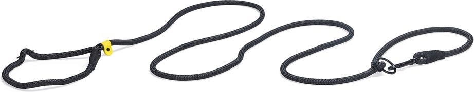 Beeztees hondenriem met halsband Parinca Premium zwart 300 x 1 cm