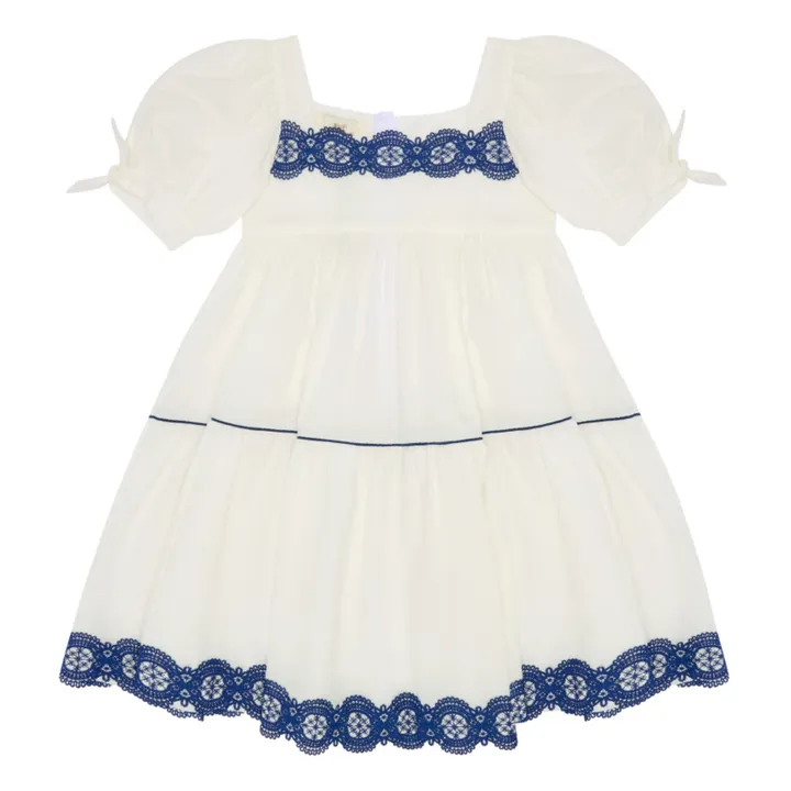 The Middle Daughter Robe Popeline de Coton | Blanc