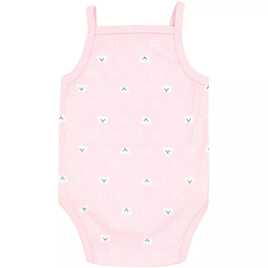 TupTam Mädchen Babybody mit Spagettiträger Sommer 5er Pack rosa Modell 1
