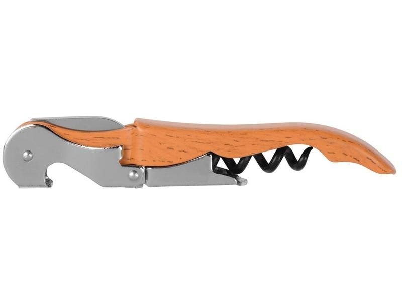 Pulltex Korkenzieher Wood Braun Zapfenzieher mit Holz Effekt