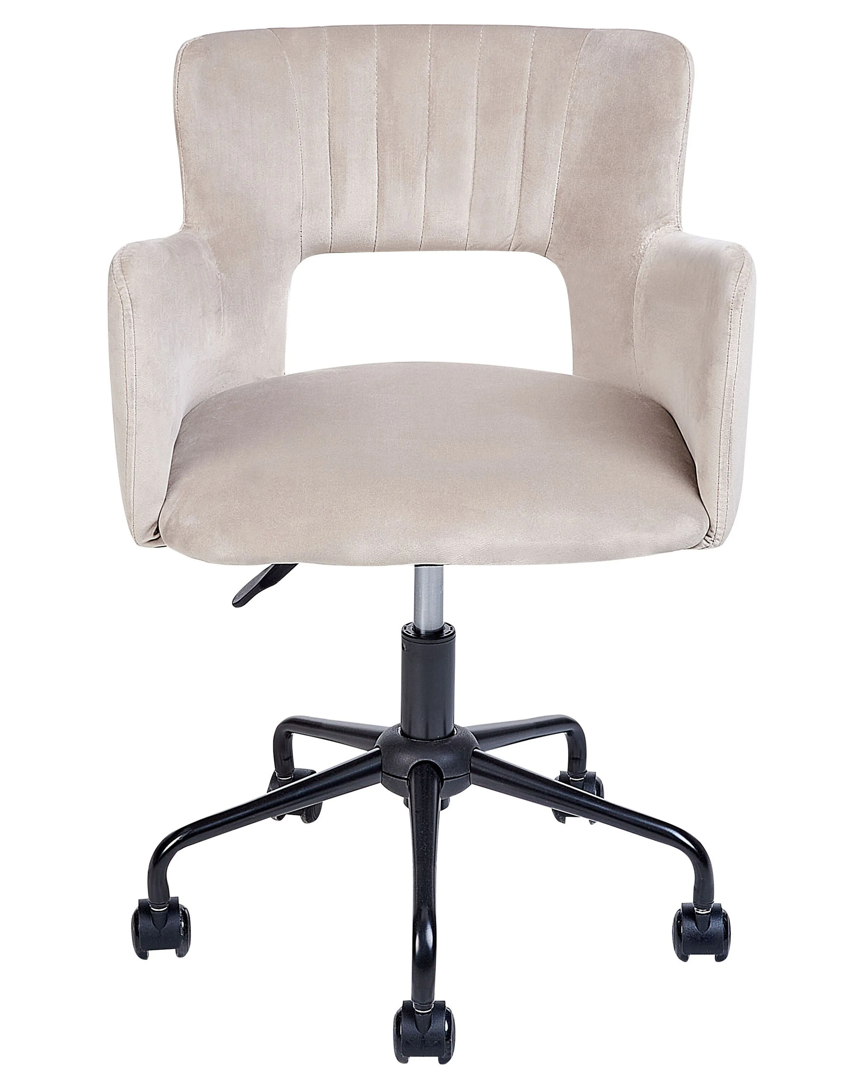 Bureaustoel SANILAC II Fluweel Taupe