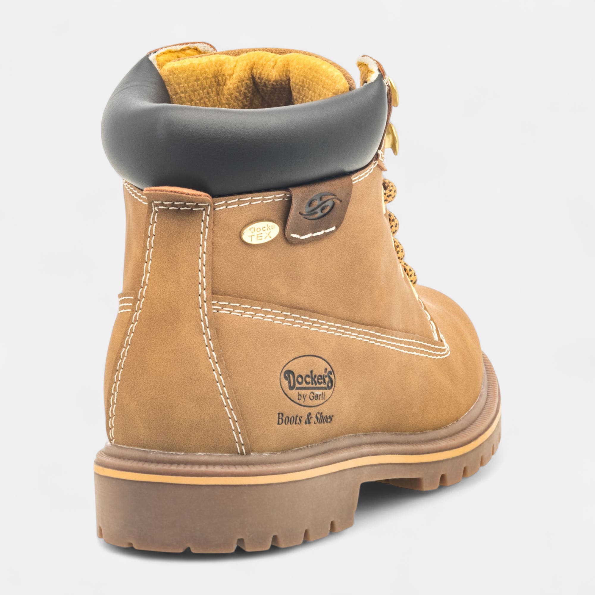 Bottines à lacets Femme camel