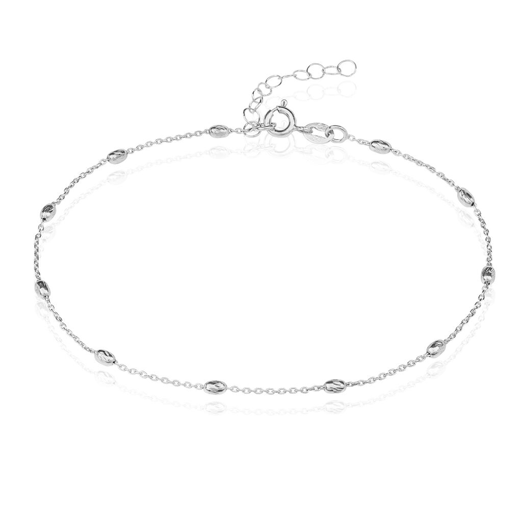 Chaîne De Cheville Millia Argent Blanc