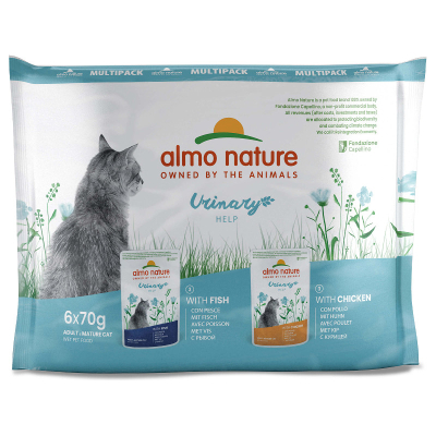 Almo Nature Urinary Help Multipack 6x70g