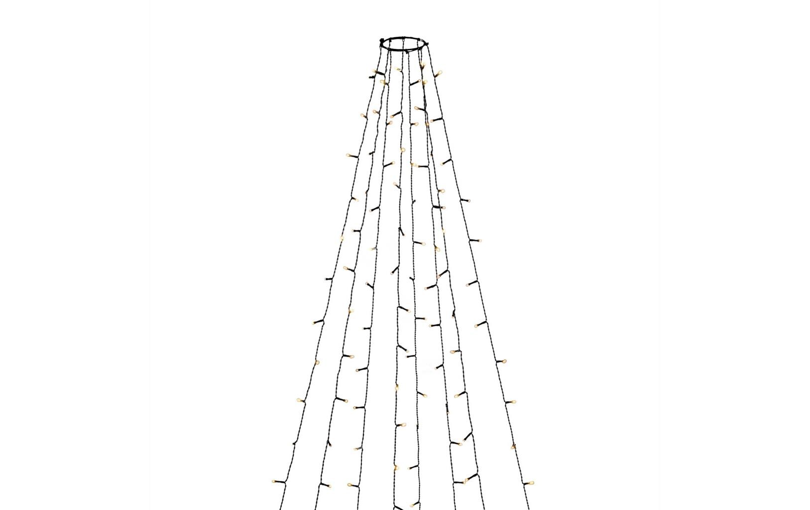 LED Baummantel mit Ring, 400 LED, 4 m, OutdoorLED Lichterkette für den Weihnachtsbaum
