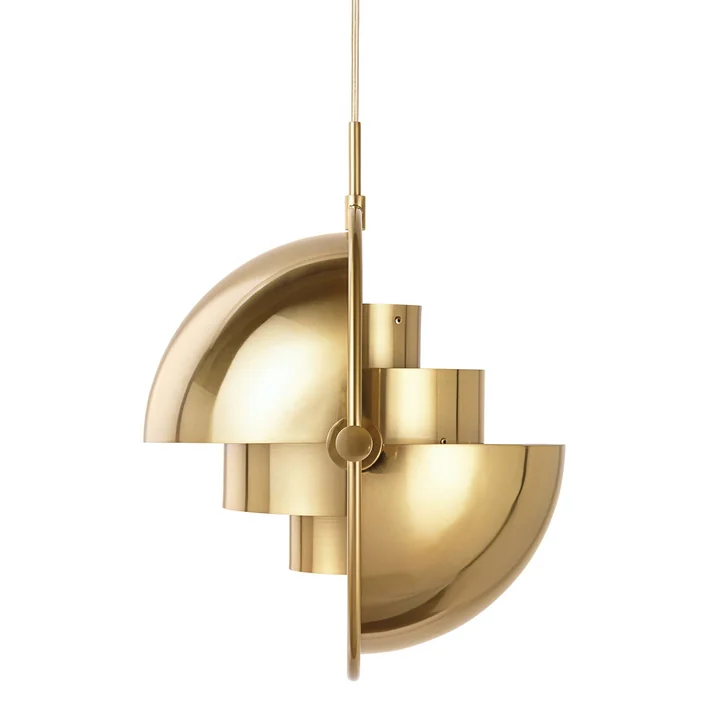 Gubi - Multi-Lite Pendelleuchte Ø 36 cm, Messing
