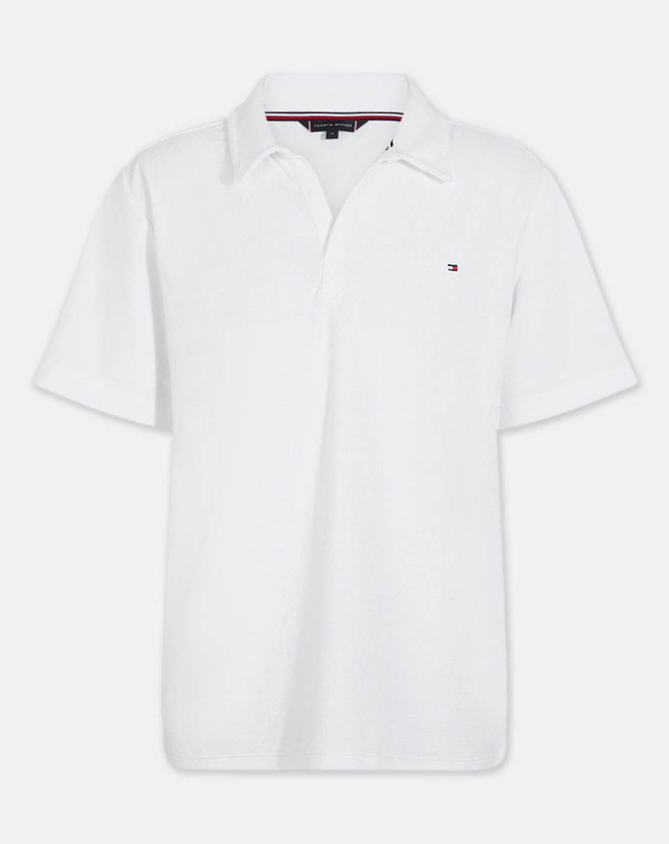 Tommy Hilfiger Polo en éponge blanc