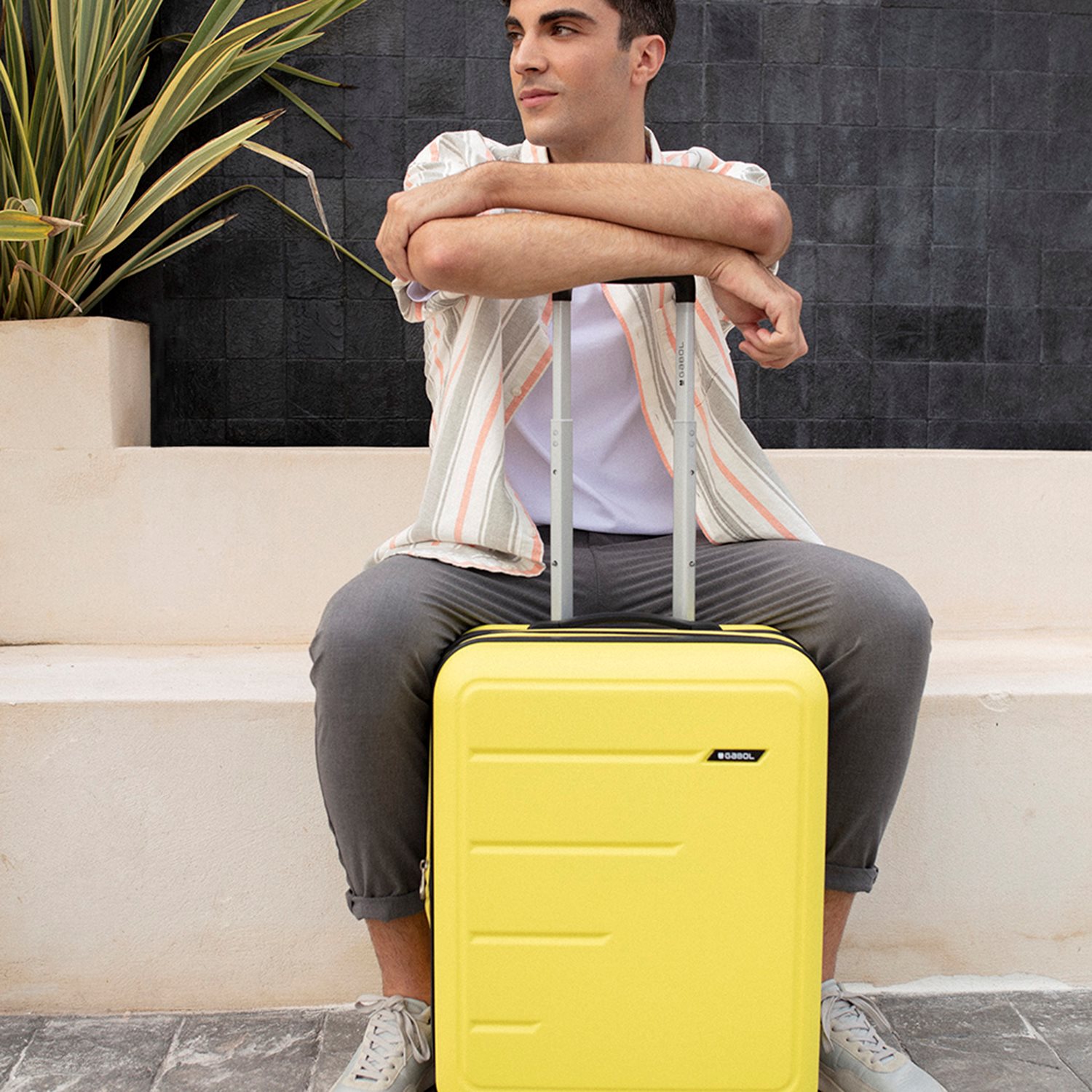 Gabol Future Cabin Trolley Expandable yellow