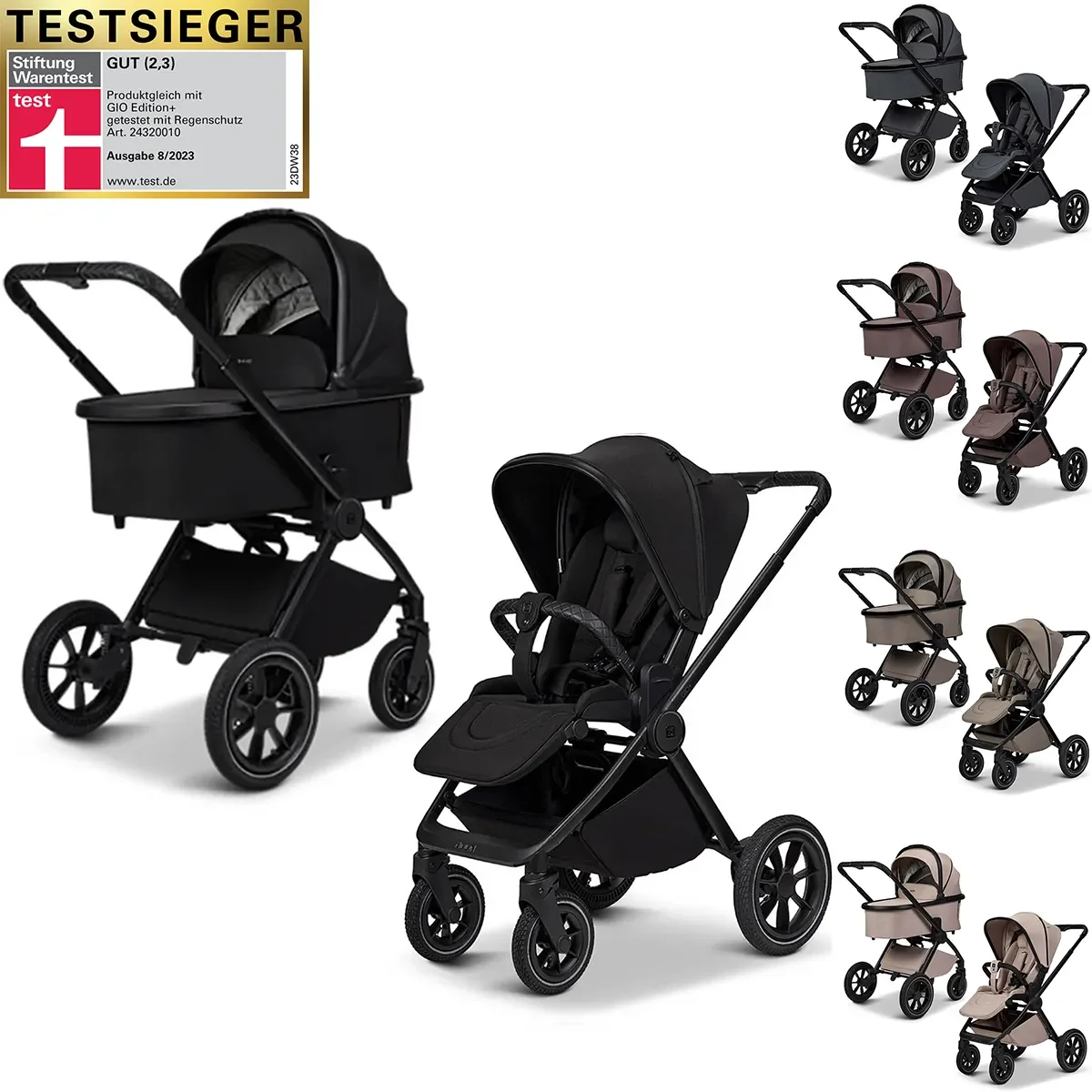 Moon Moon Kombi Kinderwagen GIO + Kollektion 2025