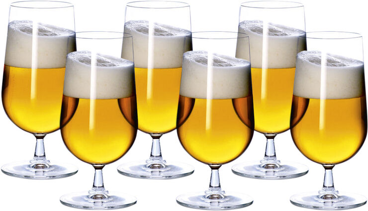 Rosendahl GC Ølglas, 6 stk. , 50 cl Transparent