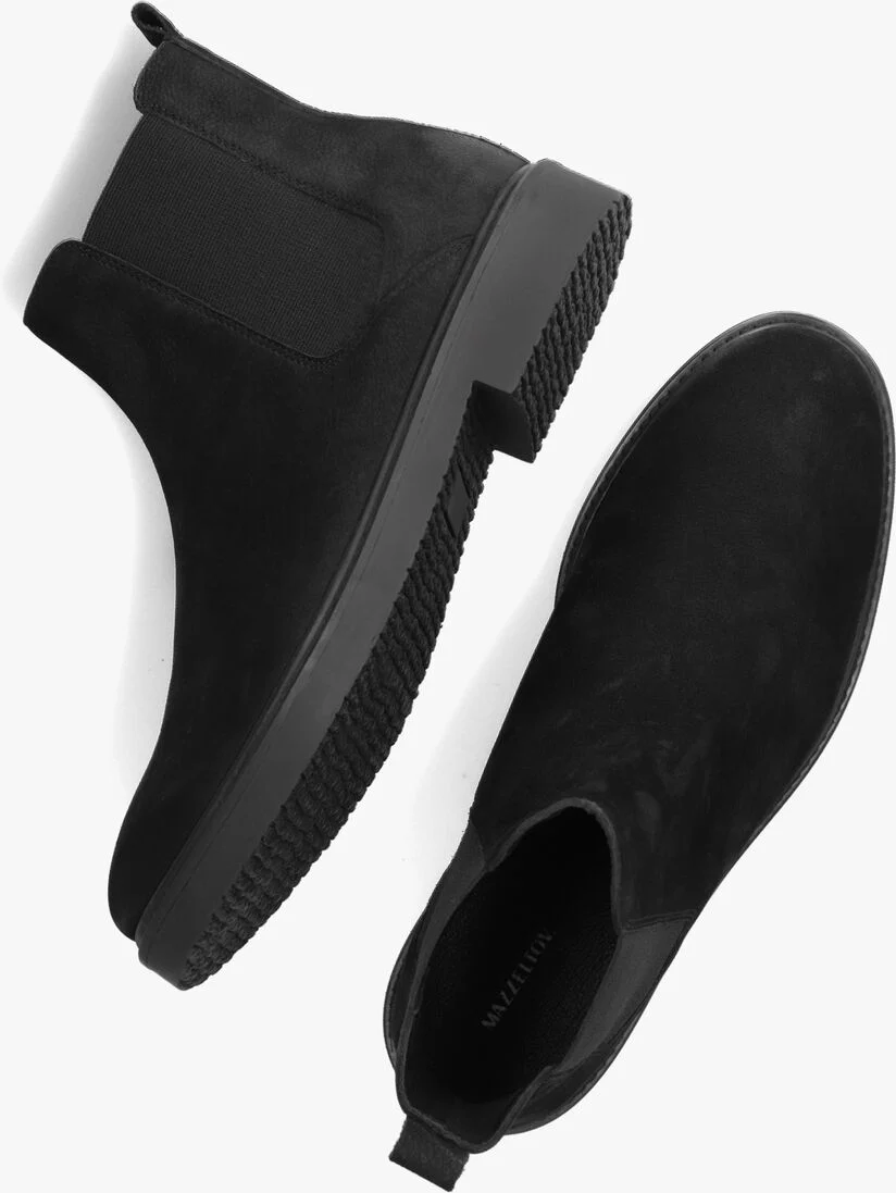 MAZZELTOV zwarte mazzeltov chelsea boots hudson m