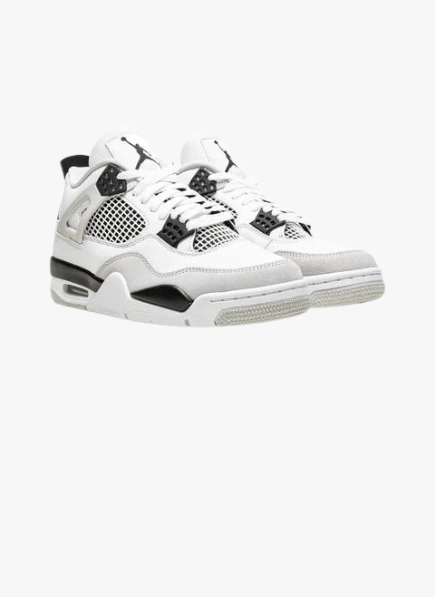 AIR JORDAN 4 - Basket montantes en cuir | Blanc