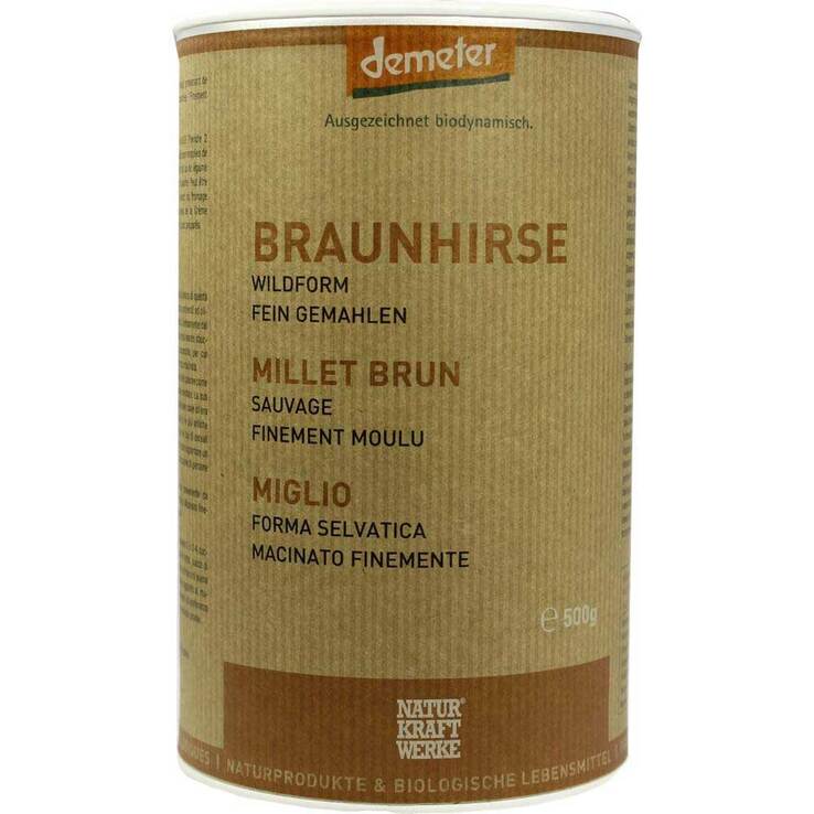 Braunhirse Bio Pulver, 500 g