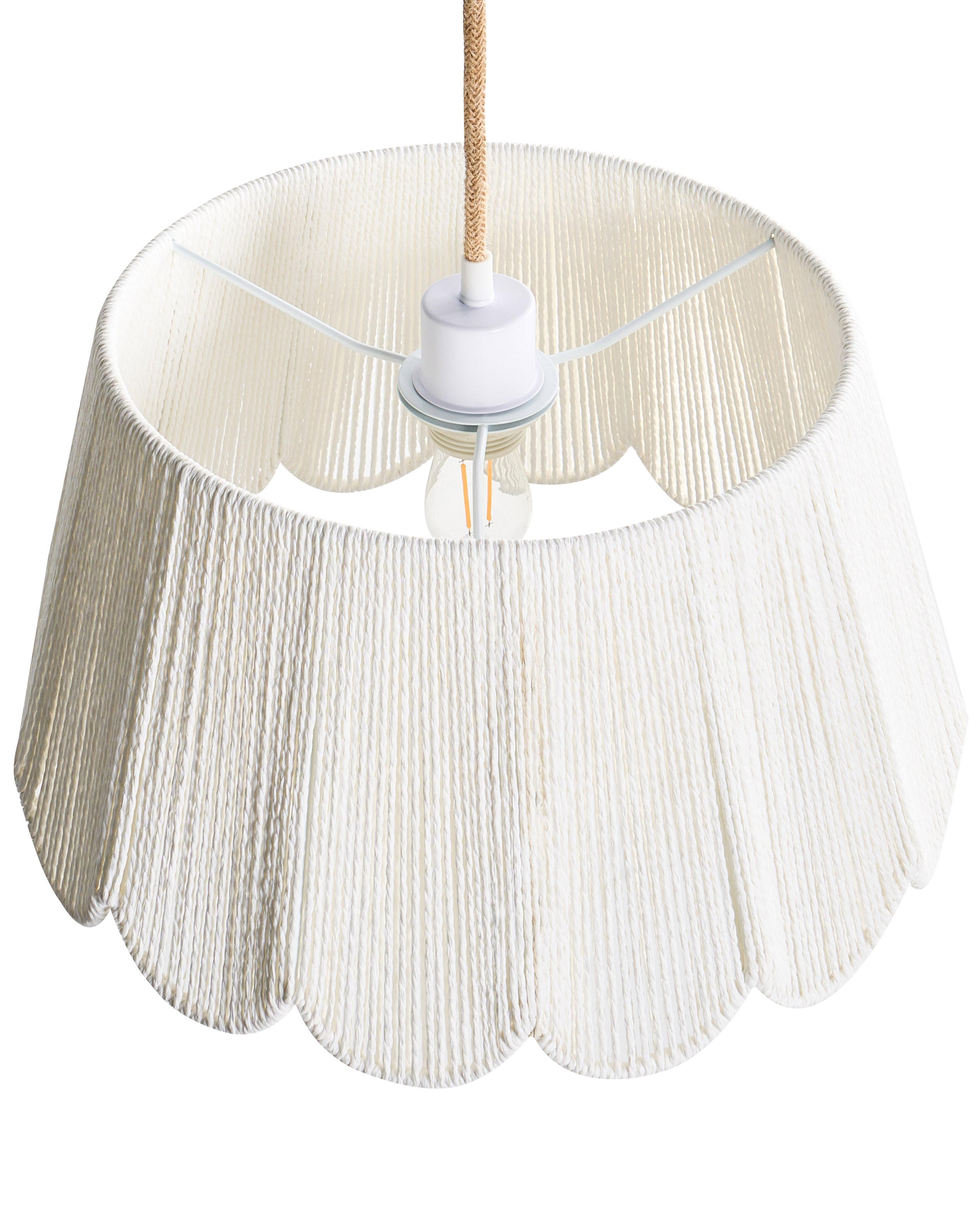 Hanglamp SEBAKWE Papierkoord Lichtbeige