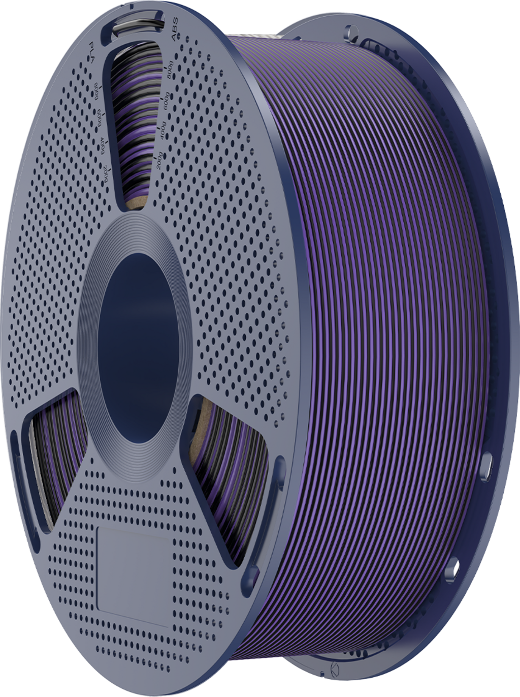 SUNLU  Silk PLA+ Dual Color Black Purple, 1,75 mm / 1000 g    Zweifärbiges PLA Material mit glänzendem Finish