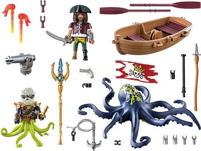 Playmobil 71419 Pirates Byggesett Kjempeblekksprut