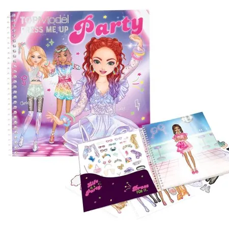 Depesche TOPModel Dress Me Up Stickerbuch Party