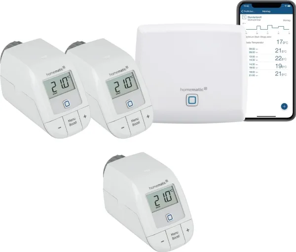 HomeMatic IP Homematic IP Starter Set Heizen  Heizkörperthermostat basic