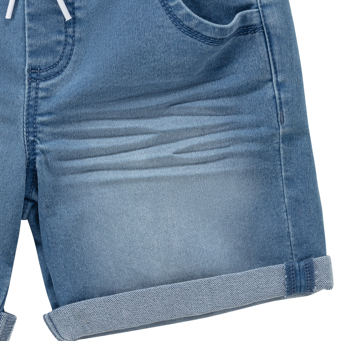 Topolino Jungen Pull-on-Shorts mit Tunnelzug hellblau