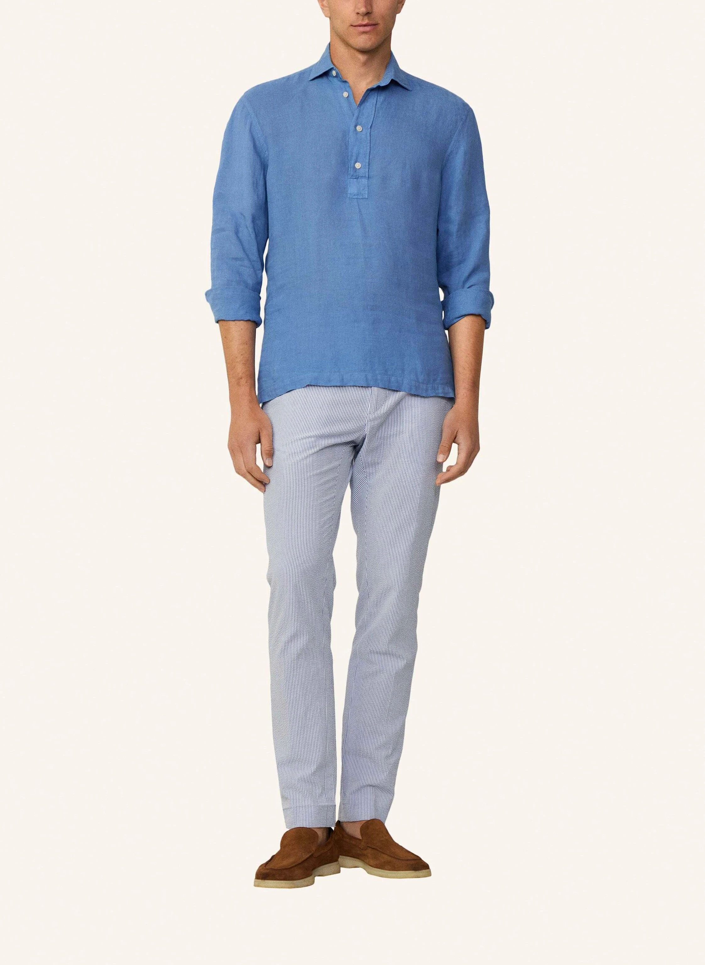 HACKETT LONDON Freizeithemd ESS GMD LINEN HALF PLK