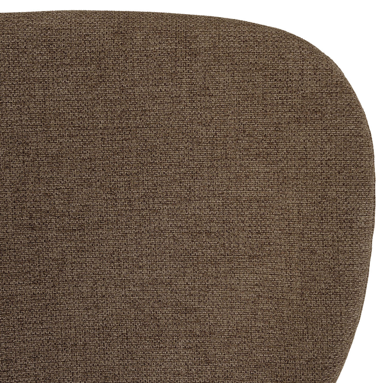Macabane 2 Chaises en Tissu Tom marron - 48x56x83 cm