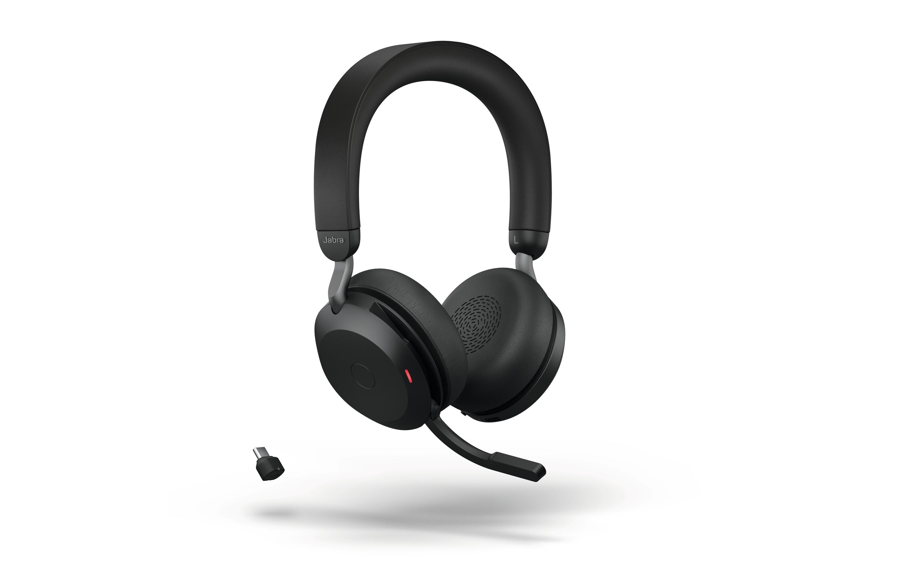 Headset Evolve2 75 Duo UC USB-C, Schwarz<br>Erstklassige Soundtechnik für branchenweit führende Sprachqualität