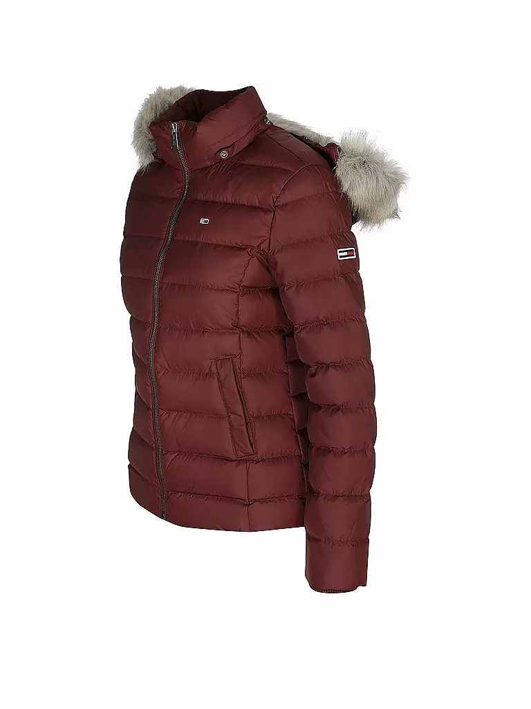 TOMMY JEANS Daunenjacke Martina dunkelrot