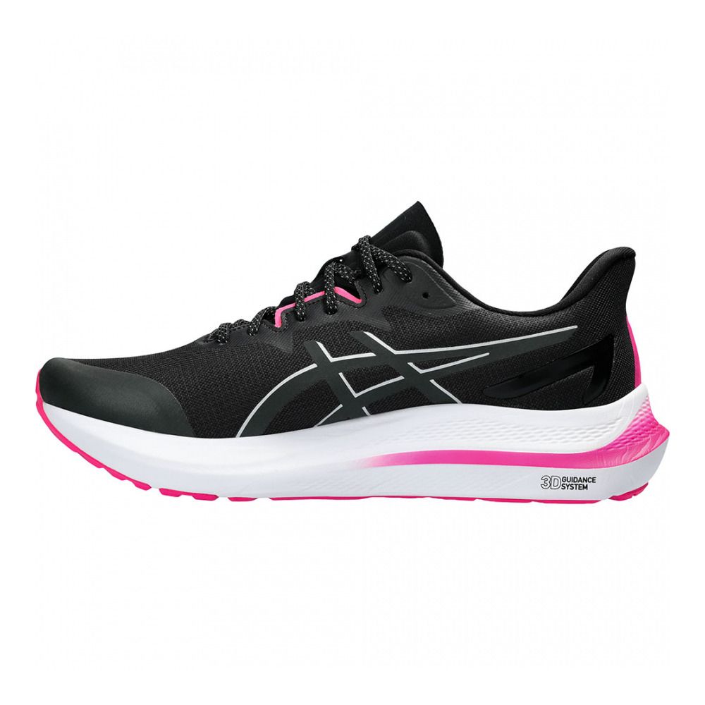 Asics GT-2000 12 LITE-SHOW - Chaussures running Homme black/pure silver
