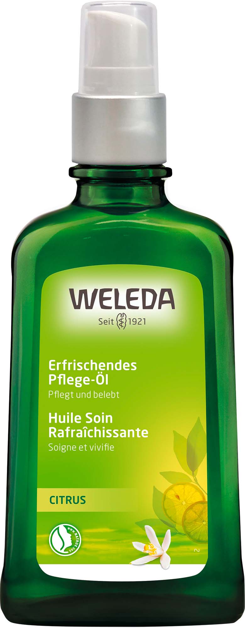 Weleda Pflege-Öl Öl erfrischend Citrus Glasfl 100 ml