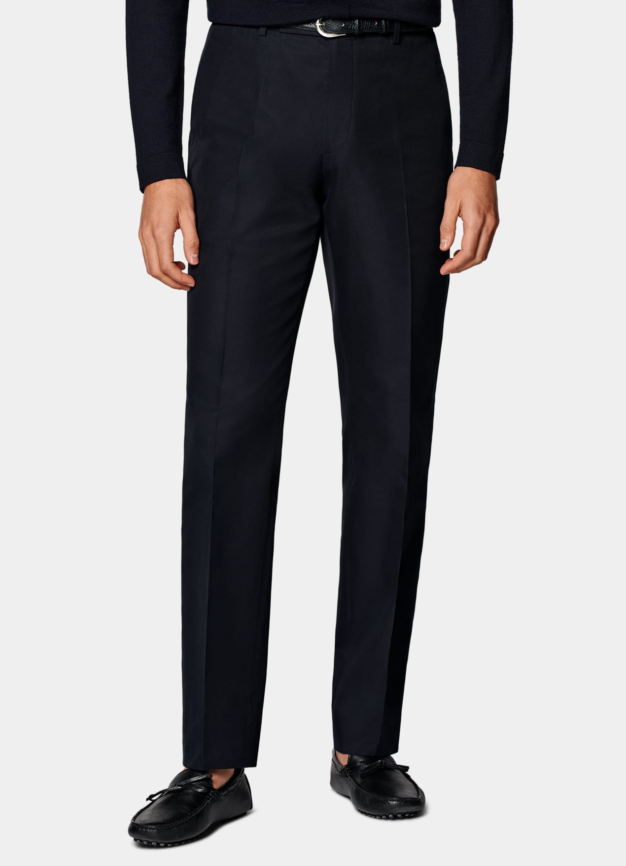 Pantalon Straight Leg bleu marine