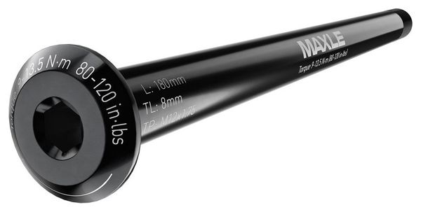 Axe Arrière ROCKSHOX Maxle STEALTH Route 12x142mm Noir