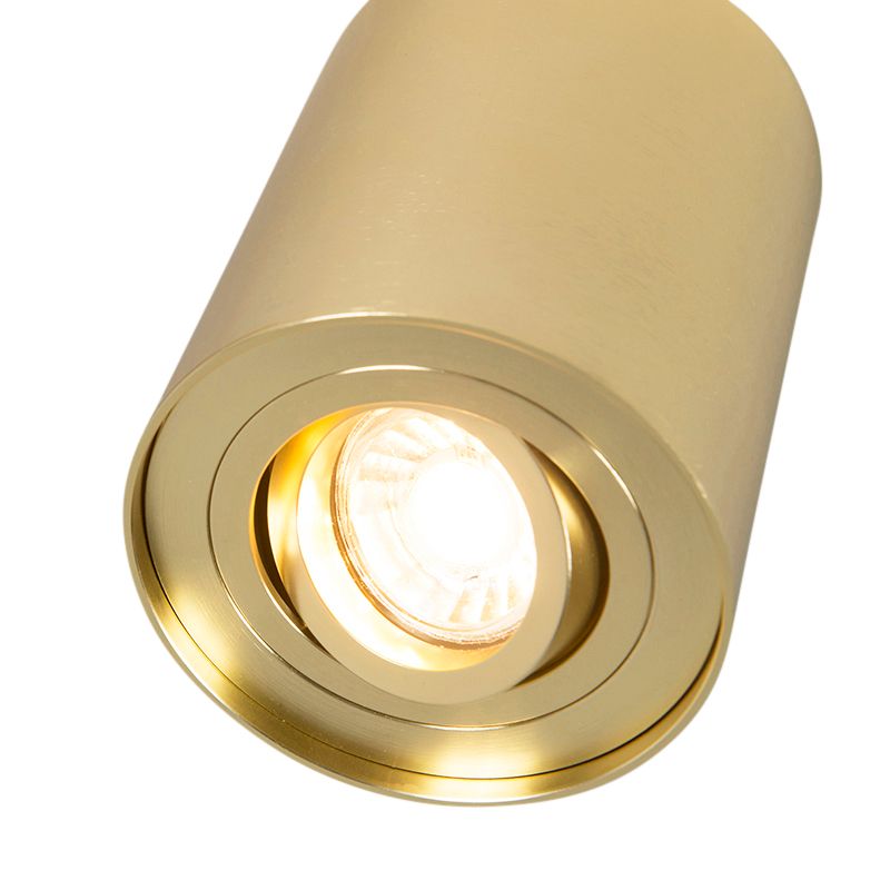Spot goud/messing draai- en kantelbaar - Rondoo up