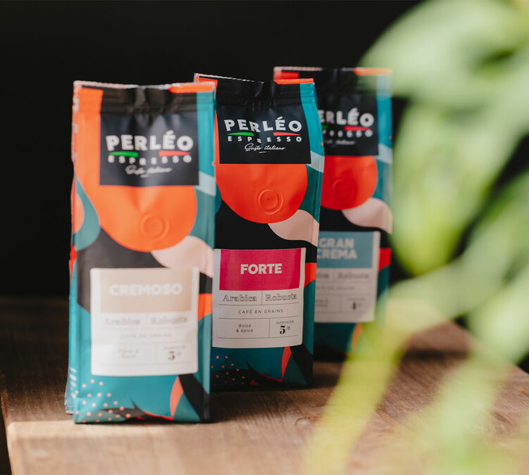 1kg café en grain Forte - PERLÉO ESPRESSO