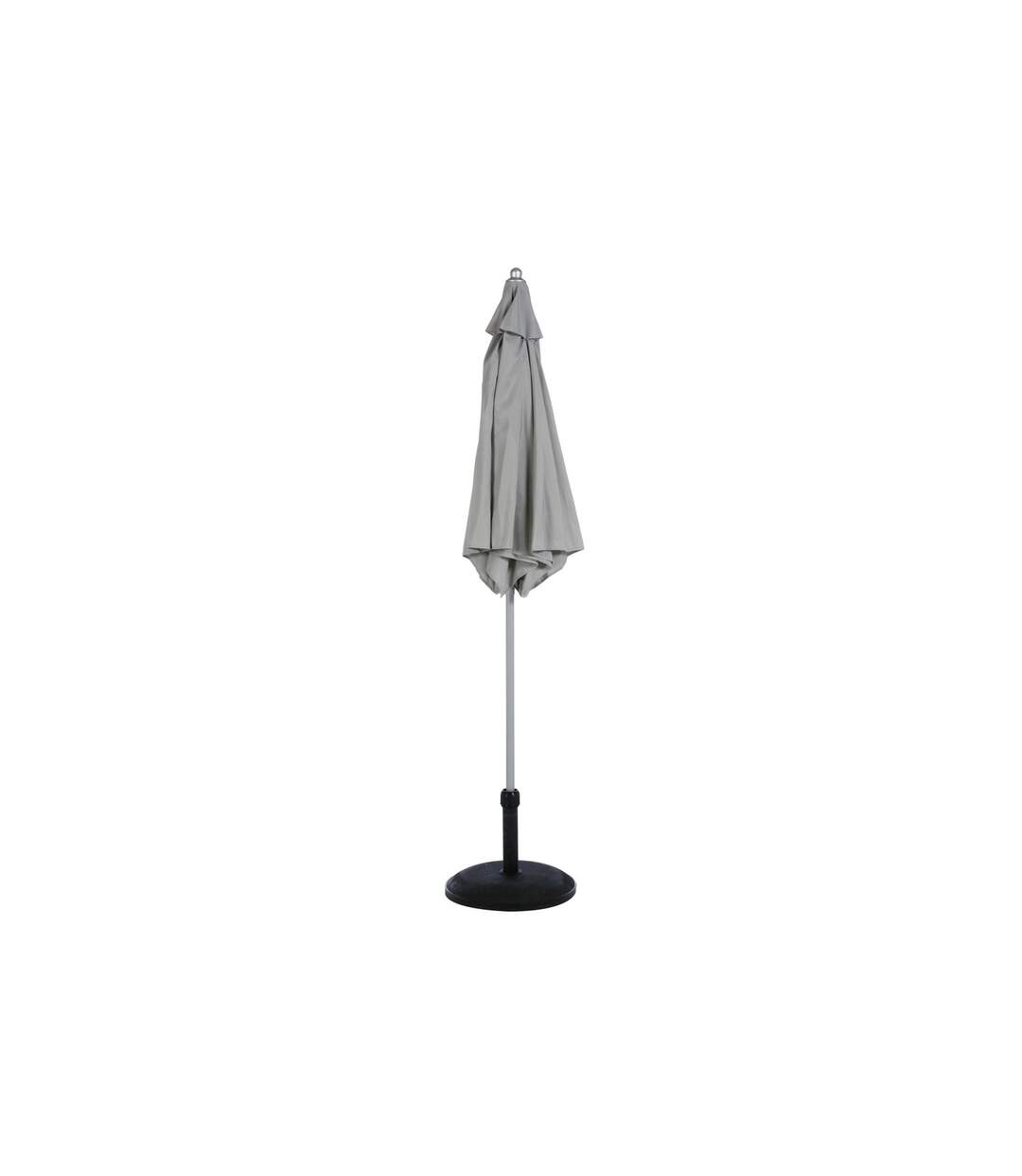 Parasol droit rond Anzio - Diam. 230 cm - Gris ardoise