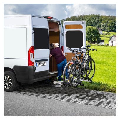 Porte-vélos 2 vélos plateforme SD260 Spécial Portes battantes Fourgon
