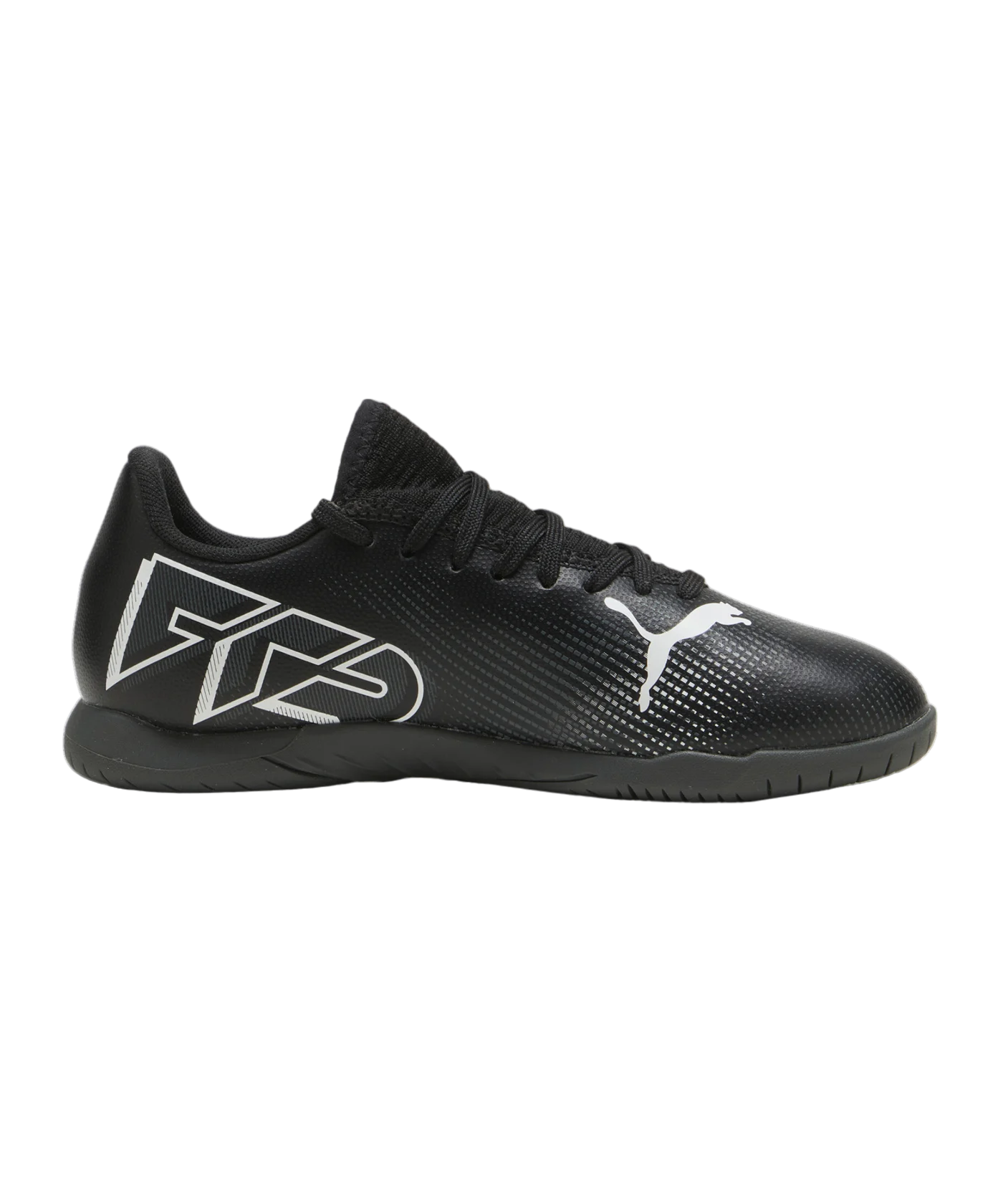 PUMA FUTURE 7 Play IT Halle Eclipse Jr Kids Schwarz Weiss F02