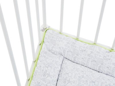 BabyDan Square Lekegrind 105x72x71, Hvit