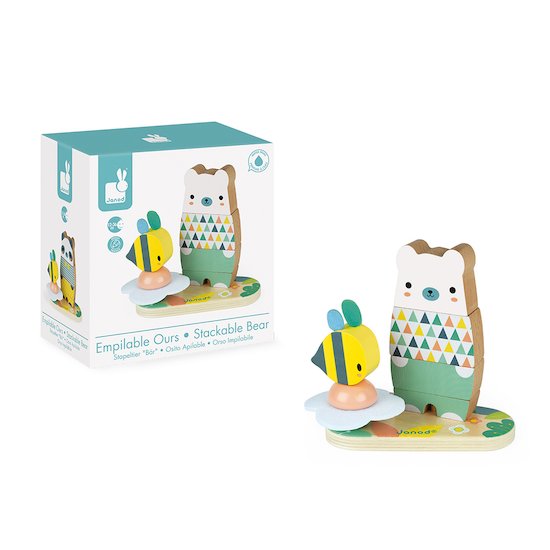 Empilable ours pure   Multicolore        de               Janod