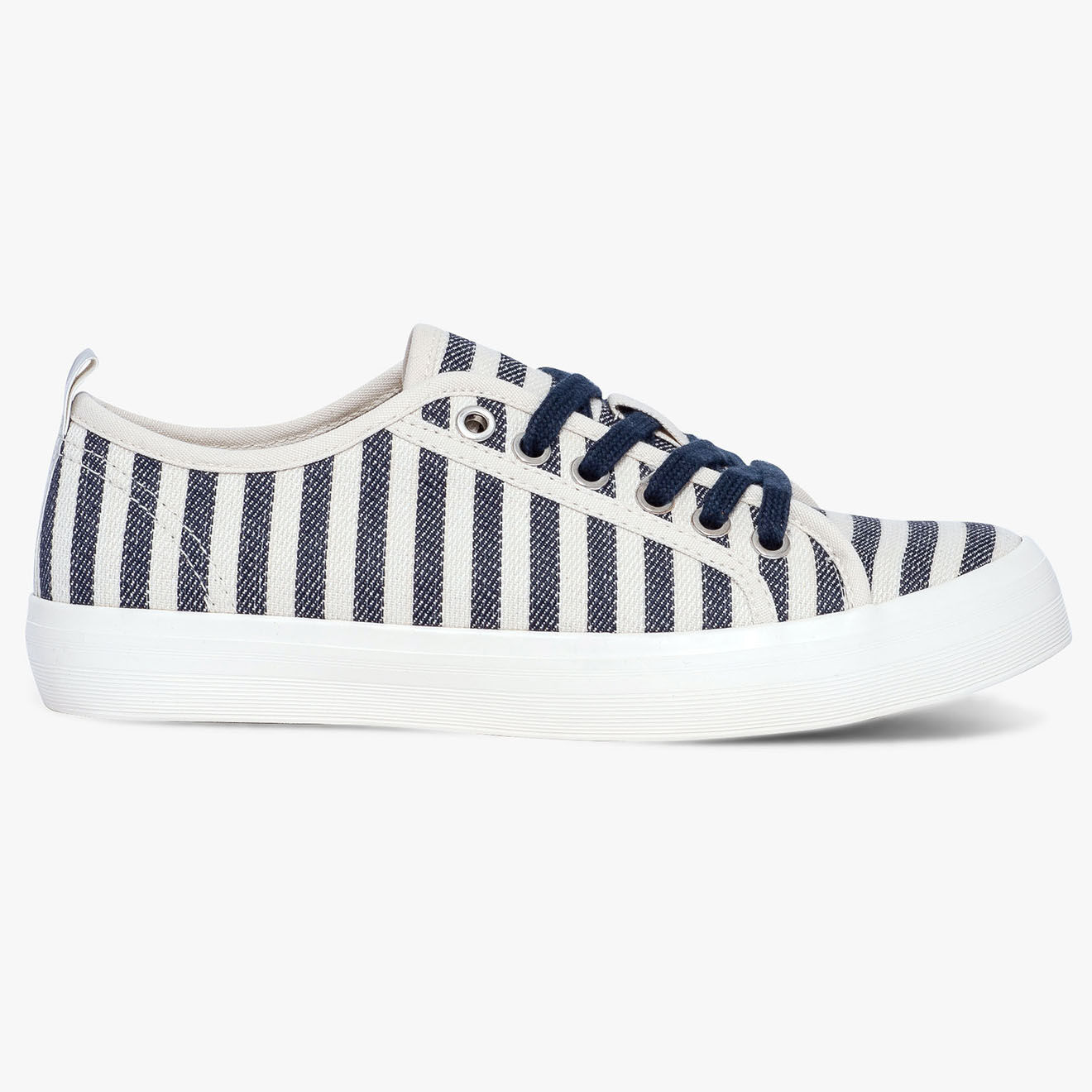 Bocage Sneakers Laurier rayées marine/blanc