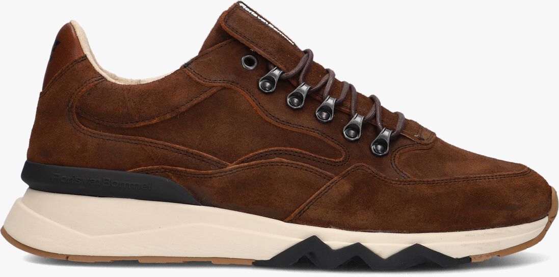 FLORIS VAN BOMMEL cognac floris van bommel lage sneakers sfm-10135