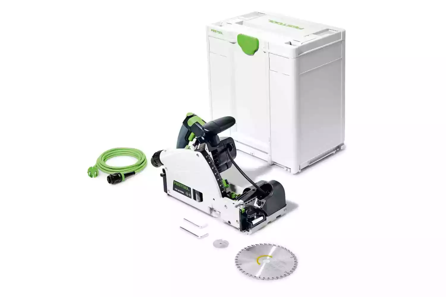 Festool TSV 60 KEBQ-Plus Invalzaag met voorritsfunctie incl, cirkelzaagblad in systainer - 1500W
