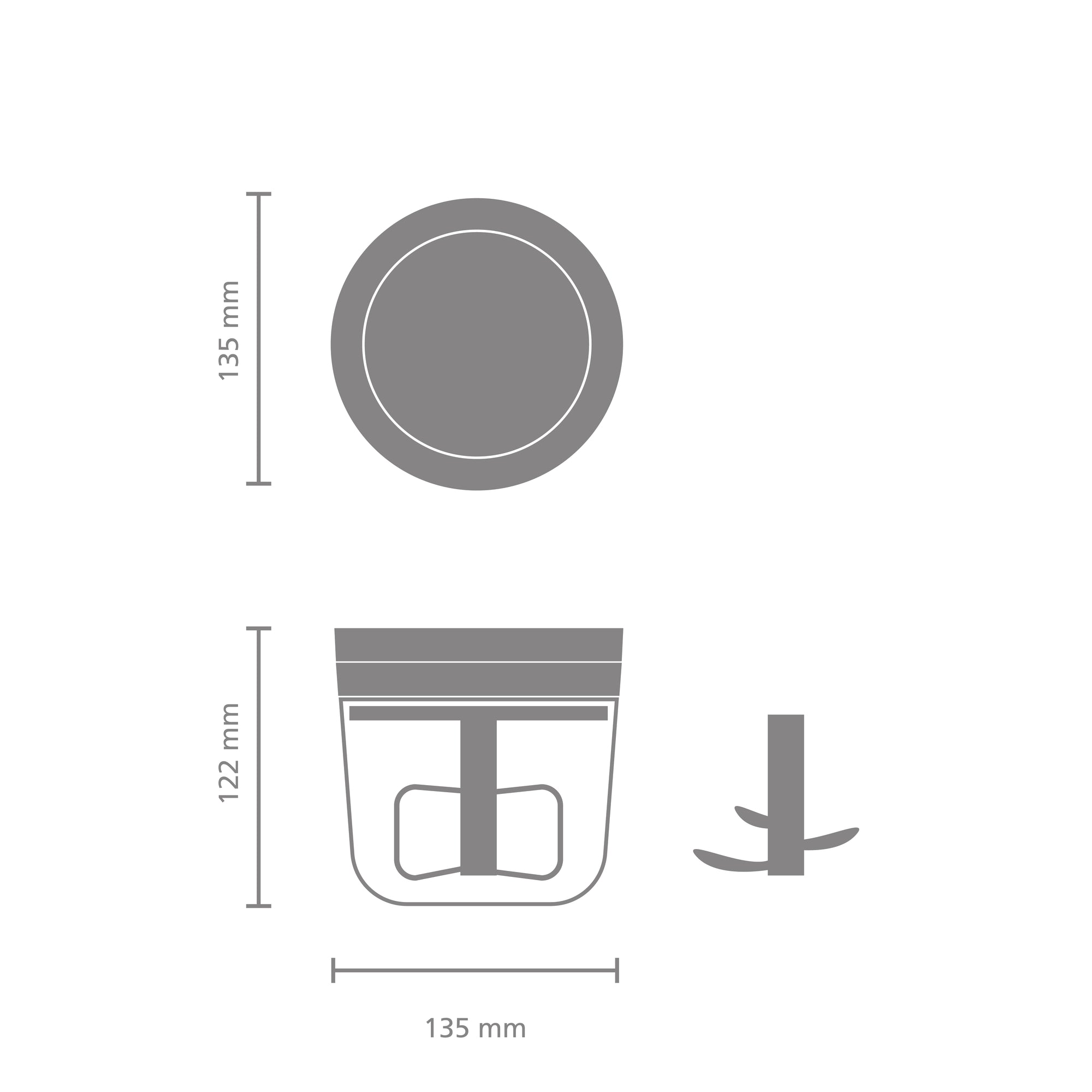 Brabantia Tasty+ Handmatige Hakmolen