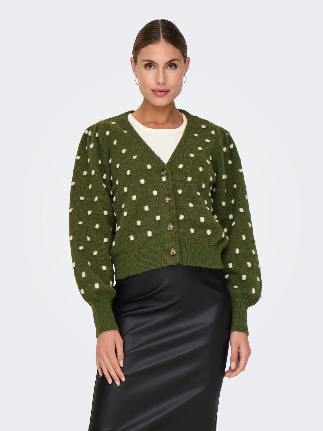 JDYSIGRID Strickjacke Winter Moss