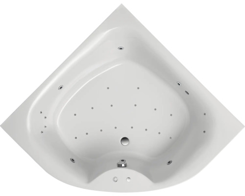 Whirlpool OTTOFOND Tirana 140 x 140 cm wit glanzend 58160