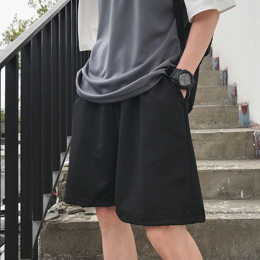 Wescosso - Eenvoudige effen shorts