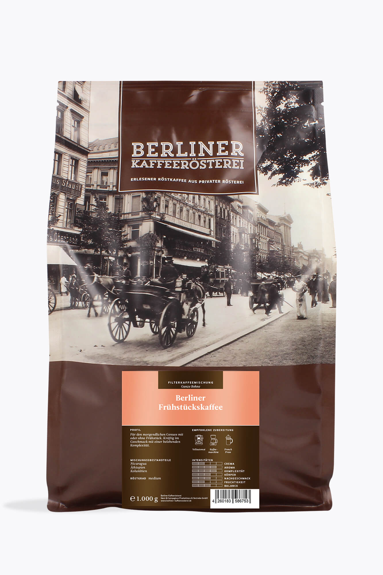 Berliner Kaffeerösterei Berliner Frühstückskaffee