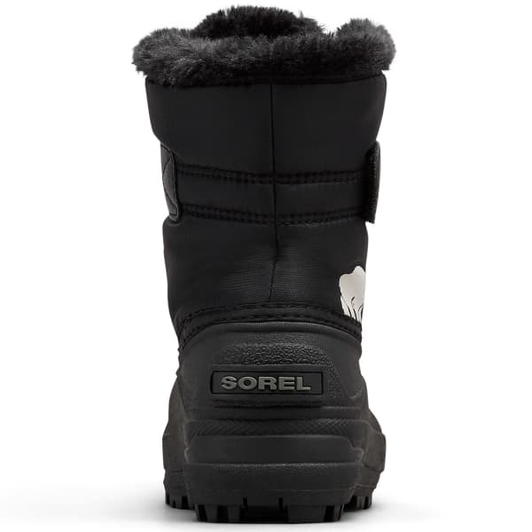 Après ski SOREL CHILDRENS SNOW COMMANDER BLACK/CHARCOAL