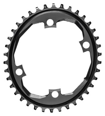 Plateau Ovale Narrow Wide AbsoluteBlack 110BCD pour Transmissions Sram Apex Noir